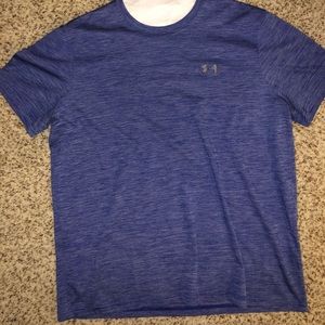 Blue Under Armor dry fit super Charged